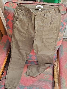 WLevel 99 Womens Olive Cargo Utility Pants Sz 27